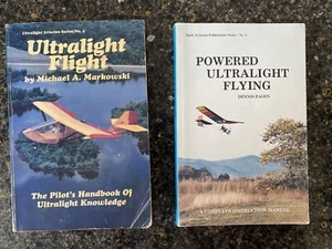 2 Bücher: Ultraleichtflug von Markowski UND angetriebenes Ultraleichtfliegen von Pagen - Bild 1 von 2