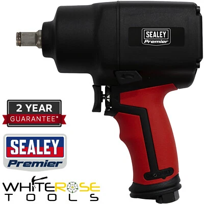 Sealey Premier Air Impact Wrench 1/2"Sq Drive Twin Hammer - Image 1 of 4
