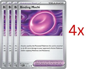 4x Binding Mochi Playset | Pokemon TCG SFA 055 & PRE 095 - Near Mint - Picture 1 of 1