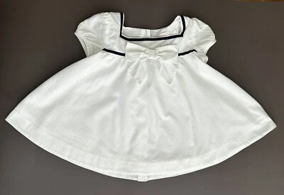 Janie and Jack Bow Shirt Kids Girls, White, Size 4 US Toddler, 100%Cotton - Image 1 of 4