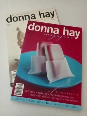 2 x Donna Hay Magazine.   Issues 14 & 15 Bulk Lot.   Free Domestic Shipping  - Image 1 of 4