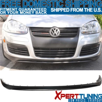 Fit 05-10 Volkswagen Golf GTI MK5 Jetta Euro Style Front Bumper Lip Spoiler - PU Foto 1 de 4