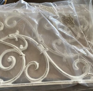 Eisen weiße Klammern (2) groß - schwer neu im Karton! - Bild 1 von 10