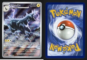 Zebstrika Pokemon TCG 115/086 White Flare Illustration Rare NM - Bild 1 von 1