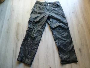 Wilsons M. Julian leather Pants 40x34 Black Biker Riding Carpenter Festival Boho - Picture 1 of 14