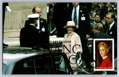 #5702 Nancy Reagon FDC Maxi Card w/Pictorial Cancel - Image 1 of 2