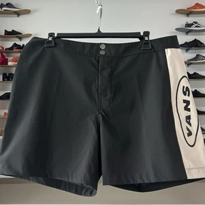 Vans Boardshorts Herren 33 Taille blau schwarz weiß Surfen Schwimmen neu ohne Etikett Badeanzug - Bild 1 von 9