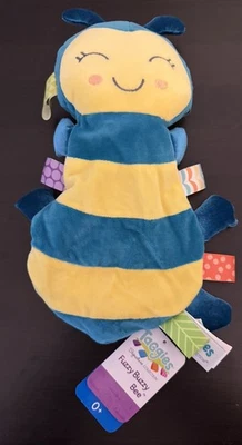 TAGGIES Mary Meyer Bolsa de Frijoles Peluche FUZZY BUZZY BEE Peluche Bebé Juguete 10" Foto 1 de 4