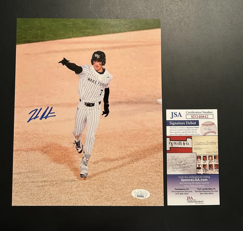 Marek Houston Autographed Signed Photo 8x10 Minnesota Twins Baseball JSA Cert - Image 1 of 1