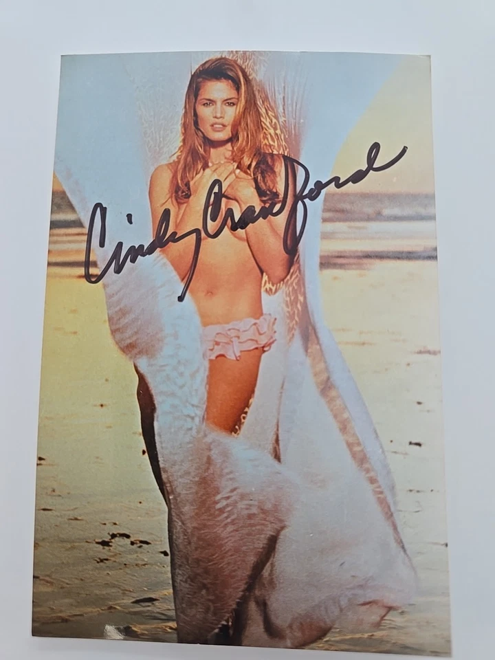 CINDY CRAWFORD Autogramm Original Signiert Autograph Signed Model FOTO  10x15cm - Bild 1 von 1