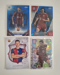 Topps Robert Lewandowski 4 Karten Lot Bayern München, Barcelona - Bild 1 von 1