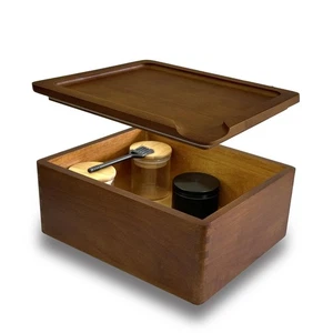 Stash Box with Tray - Large Wooden Box with Accessories Storage Stash Box Set... - Picture 1 of 7