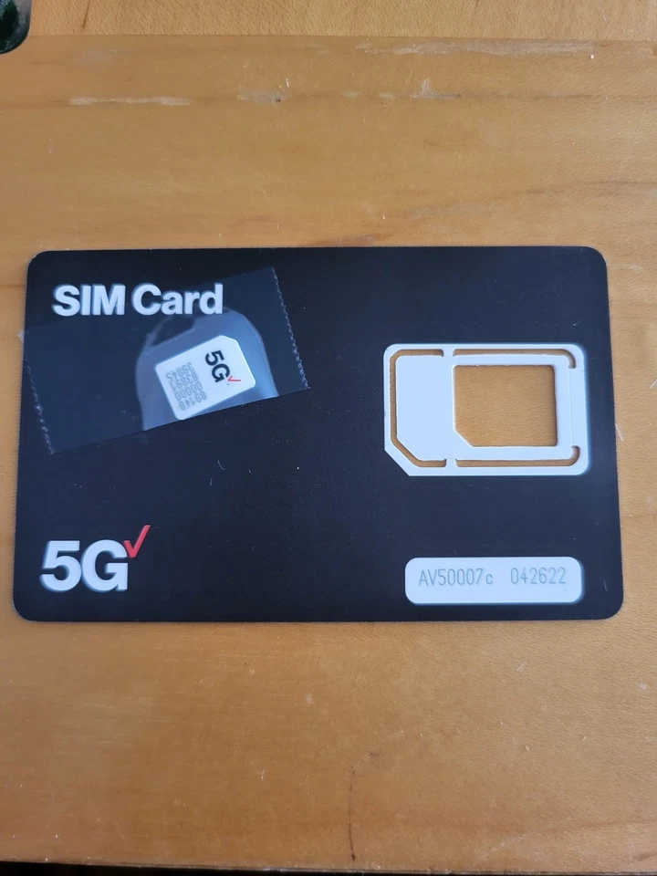 Verizon SIM Card Regular Micro Nano