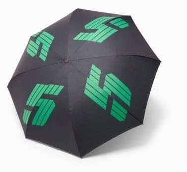 Genuine Renault 5 Reverse Umbrella Straight Handle Manual Opening Green & Black - Image 1 of 2