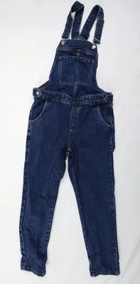 Topshop Moto Overalls Women's Size 2 Blue Denim Jeans Adjustable Straps - Image 1 of 4