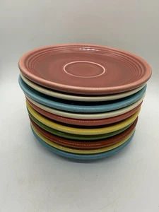 Lot Of 10 FIESTAWARE 6" Bread & Butter Plates - Fun colors - Picture 1 of 3
