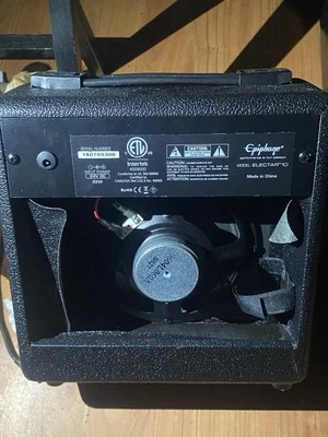 Amplificador de guitarra eléctrica Epiphone Electar 10 con fuente de alimentación Foto 1 de 3