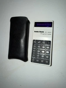 Vintage Radio Shack programmierbarer EC-4001 Handrechner mit Etui funktioniert! - Bild 1 von 5