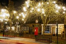 Broadway Christmas Lights Cotswolds Worcestershire UK Photograph Picture Print