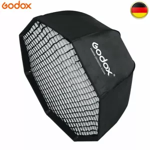 Godox Tragbare 120cm Oktagon Fotostudio Schirm Softbox + Grid Gitter - Bild 1 von 8
