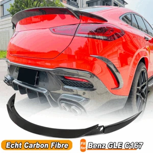 Passt für Mercedes C167 GLE450 GLE63 AMG Carbon Heckspoiler Spoiler Flügel Lippe - Bild 1 von 11