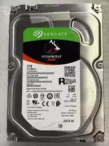 AU SELLER Seagate IRON WOLF NAS ST3000VN007 3TB 5.9K SATA 3.5" HDD - TESTED - Picture 1 of 7