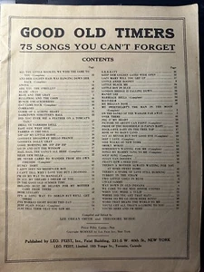 1922 9x12 Folio With Some Early 1900s Ragtime sheet music - Picture 1 of 1