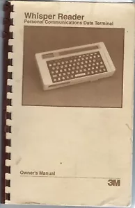 ITHistory (1978) LECTOR DE SUSURROS MANUAL 3M (Raro) - Imagen 1 de 4