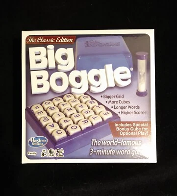 Big Boggle: The Classic Edition Word Game From Hasbro - New - Image 1 of 2