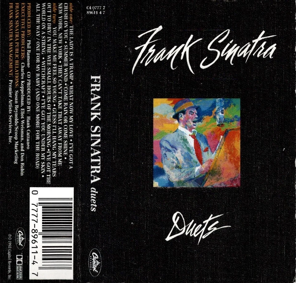 FRANK SINATRA "DUETS" CASSETTE 1993 capitol - Image 1 of 1