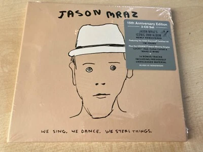 JASON MRAZ - WE SING, WE DANCE, WE STEAL THINGS 15TH ANNIVERSARY 2CD NEW/SEALED - Image 1 of 2