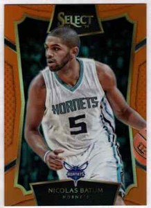 Nicolas Batum 2015-16 Panini Select Orange Prizms /60