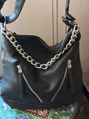 Dolce Girl Convertible Hobo with Chain Shoulder Bag - Image 1 of 4