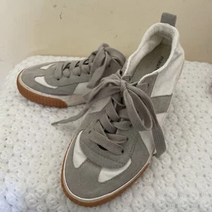 Sneaker da bambina Maurices taglia 6 slip on grigie in pizzo tela scarpe da tennis donna - Foto 1 di 7