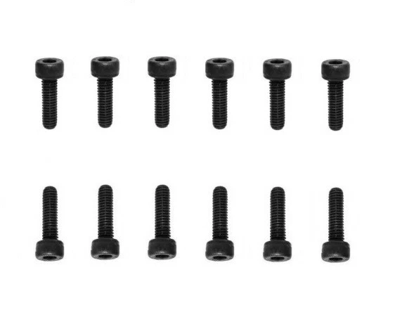 50093 12 Viti M3x10 Himoto 1/5 SCREWS HIMOTO M3x10 - Immagine 1 di 1