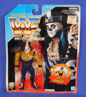 FIGURA WWF HASBRO PAPA SHANGO 1992 SELLADA EN TARJETA ÁSPERA Foto 1 de 4