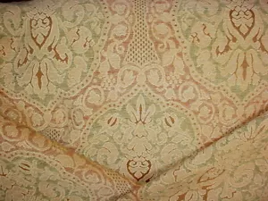 2-7/8 Kravet Couture 19813 Palais Washed French Damask Apricot Upholstery Fabric - Picture 1 of 4