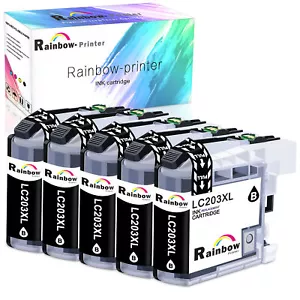 Combo de tinta 5pk LC-203 LC203 XL para Brother MFC-J460dw MFC-J480dw MFC-J4420DW MFC - Imagen 1 de 5