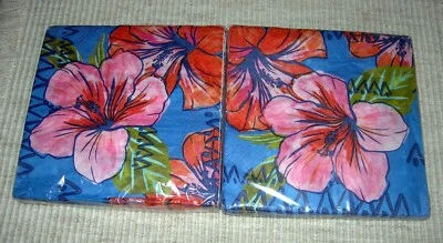 Servilletas de almuerzo MAHALO papel dos-16 paquetes vajilla suministros de fiesta hawaianos Luau Foto 1 de 4