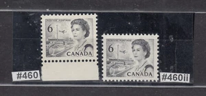 1967 #460 & #460ii HIGH BRIGHT(HB) 6¢ CENTENNIAL ISSUE F-VFNH - Picture 1 of 2