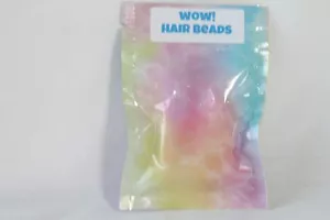 Beads (new) WONDERFUL RAINBOW-COLORED HAIR BEADS - 20 - Picture 1 of 2