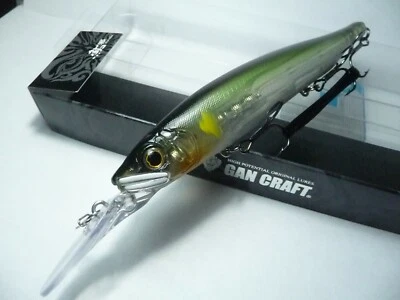 Gan Craft Jerk Bait REST 128 Slow Floating #05 See through Ja Ayu NEW G275 - Image 1 of 4