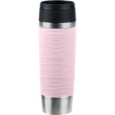 Emsa TRAVEL MUG Waves Grande Thermobecher, hellrosa - Bild 1 von 4