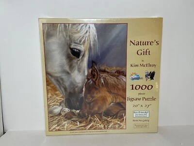SunsOut Puzzle 57604 Natures Gift By Kim McElroy Spirit Of Horse 1000 Pc New - Image 1 of 4