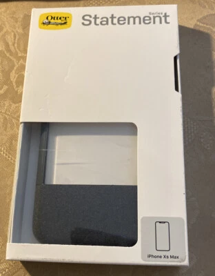 OTTER 盒装 Statement 系列保护壳 适用于 iPhone Xs Max Storm Felt(灰色)MSRP 39.95 美元  — 第 1/4 张图片