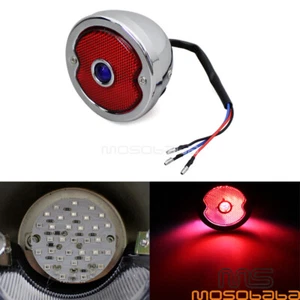 Retro LED Tail Light Red Brake Stop Lamp For Harley Ford Car Base Pick up '33-36 - Picture 1 of 8
