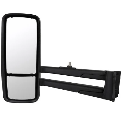 Black Door Mirror Power Heated w/Arm For 2014-2019 Kenworth T680 T880 LH Side Foto 1 de 4