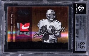 2004 Certified Materials Dan Marino 1/1 Nike Tag Patch One Of One Game Worn BGS