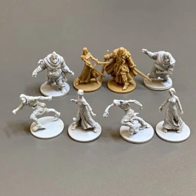 8X Zombies Warriors Miniatures For Zombicide Black Plauge Board Game Figures DND - Image 1 of 4
