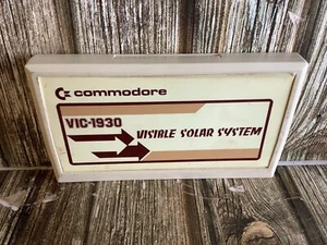 VISIBLE SOLAR SYSTEM - COMMDORE VIC 20 VINTAGE GAME CARTRIDGE - TESTED WORKING - Picture 1 of 2
